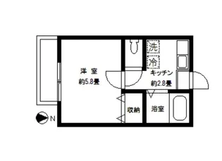 グリーンヒル弐番館【2階】の間取り