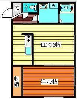 メイプル参拾番館【1階】の間取り