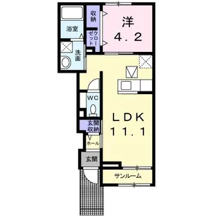 OJ.マーキュリ【1階】の間取り