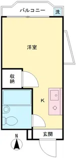 キャトルセゾン橋本【4階】の間取り