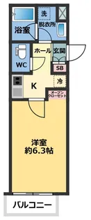 メゾン・ドゥ・アッシュ越谷【1階】の間取り