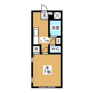 ハイツコア【1階】の間取り