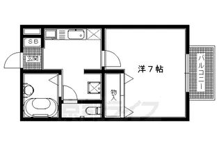 サンフォレスト【1階】の間取り