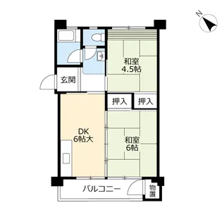 UR徳力【4階】の間取り