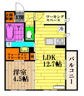 ハムステッドガーデン【3階】の間取り