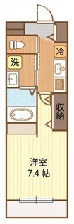 ZERO88テラス【2階】の間取り