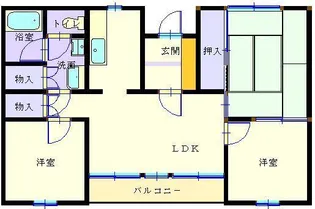 美野里マンション【2階】の間取り