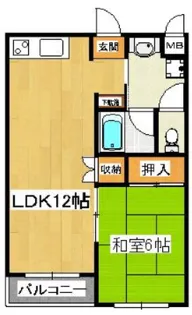 セントヒルズ本八幡【1階】の間取り