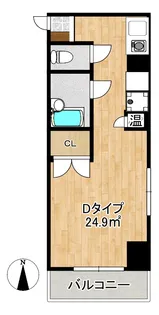 クラブリーシュ【2階】の間取り