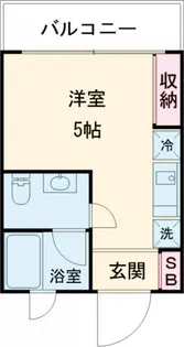 グリーンテラス経堂【1階】の間取り