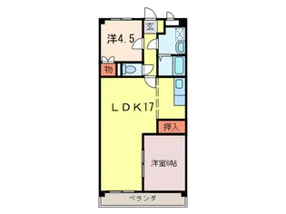 エステ-トBELL Iの間取り