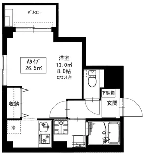 b’CASA東綾瀬【1階】の間取り