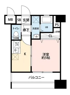ラ・メゾンドサヴォイ【10階】の間取り