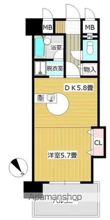 FLEX21久留米一番街【8階】の間取り