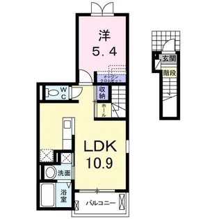 モデッサ1037【2階】の間取り