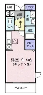 オーブソレイユ【1階】の間取り