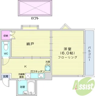 ヴェラノーバ双葉2【2階】の間取り