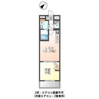 ルイーネ【5階】の間取り