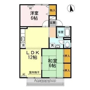 セジュール雅 B棟【2階】の間取り