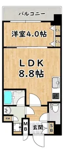 スプランディッドVII【6階】の間取り