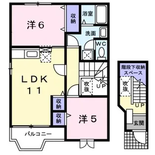 ファミリーヌI【2階】の間取り