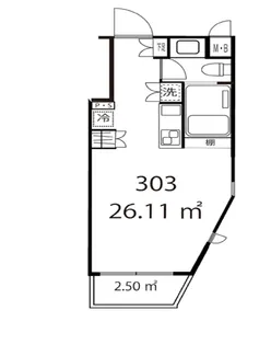 RC APARTMENT【3階】の間取り