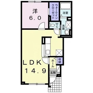 サピージェルメ【1階】の間取り