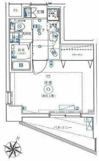 エスエスアドバンス横濱阪東橋ex【3階】の間取り