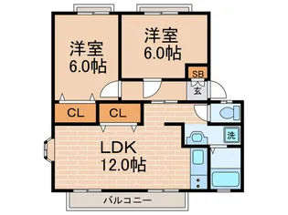 グレースライフ A棟【1階】の間取り