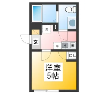 ルシエル一橋学園【2階】の間取り