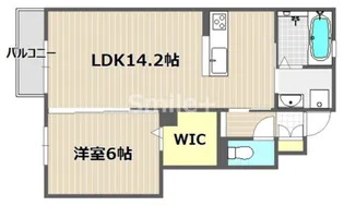 グラシア【1階】の間取り