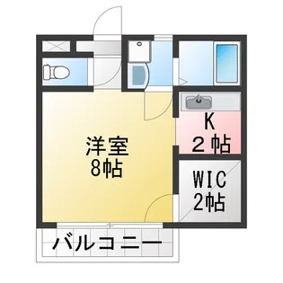 エスポワールII【1階】の間取り