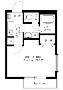 ドエル三鷹II【2階】の間取り