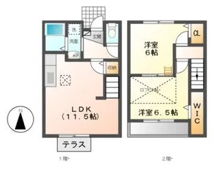 ルポミエVII(セブン)【2階】の間取り