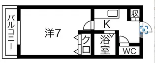 コーポ・フォーレスト清原A棟【1階】の間取り