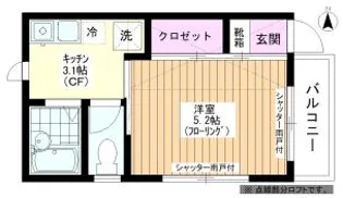 篠崎コーポ【2階】の間取り