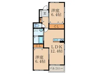 フェアリーズREA【1階】の間取り