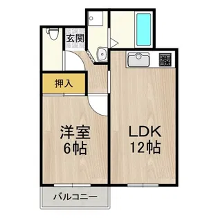 JMRレジデンス新大阪【5階】の間取り