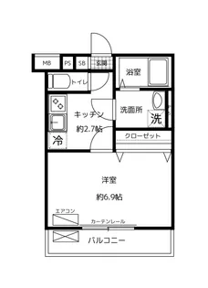 サンアライズ吉祥寺【3階】の間取り
