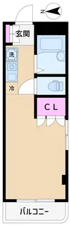 パークサイドハイツ【2階】の間取り