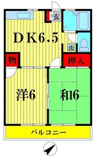 第3サンハイツ【2階】の間取り
