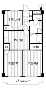 リヒテスハイム【1階】の間取り