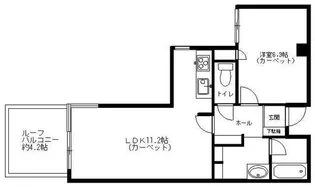 コスモ町屋グランコート【5階】の間取り