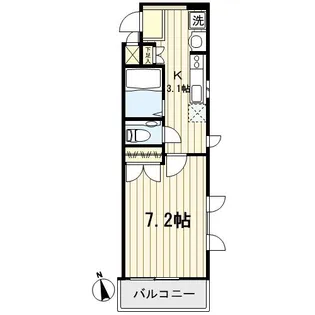 シティプラザ荻窪【2階】の間取り