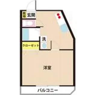 愛媛県伊予郡砥部町高尾田【マンション】の間取り