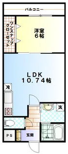 メゾン今村【1階】の間取り