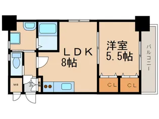 FUSHI BLD【4階】の間取り