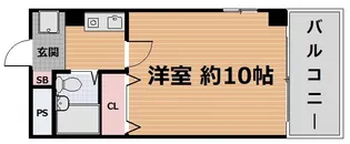 エスポワール川向【4階】の間取り