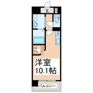 SQUARE坪井【9階】の間取り