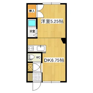 コーポ中村【2階】の間取り